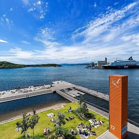 3br Sørengkaia Waterfront W Balcony *